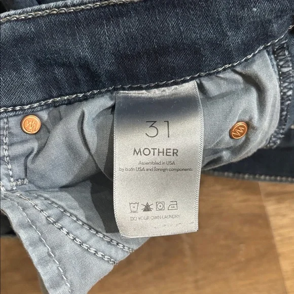 MOTHER The Midrise Dazzler Skimp in 'Night Tripper' - Picture 11 of 15